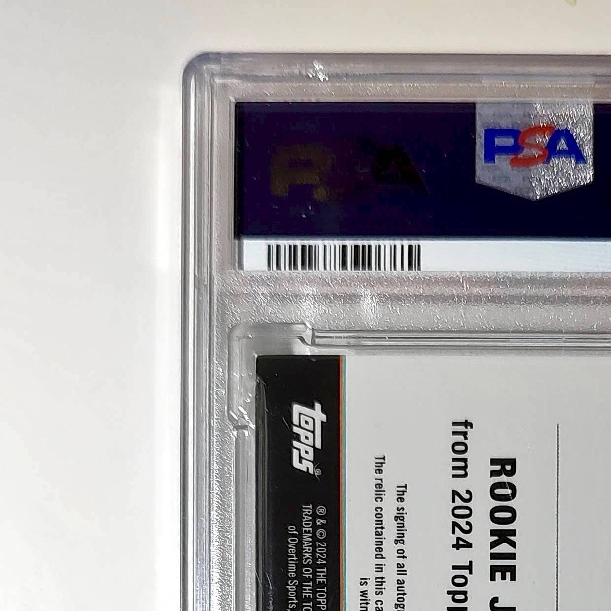 Kanon Catchings Rookie Jersey 2023 Topps Chrome OTE 26/99 PSA 8 Auto 10