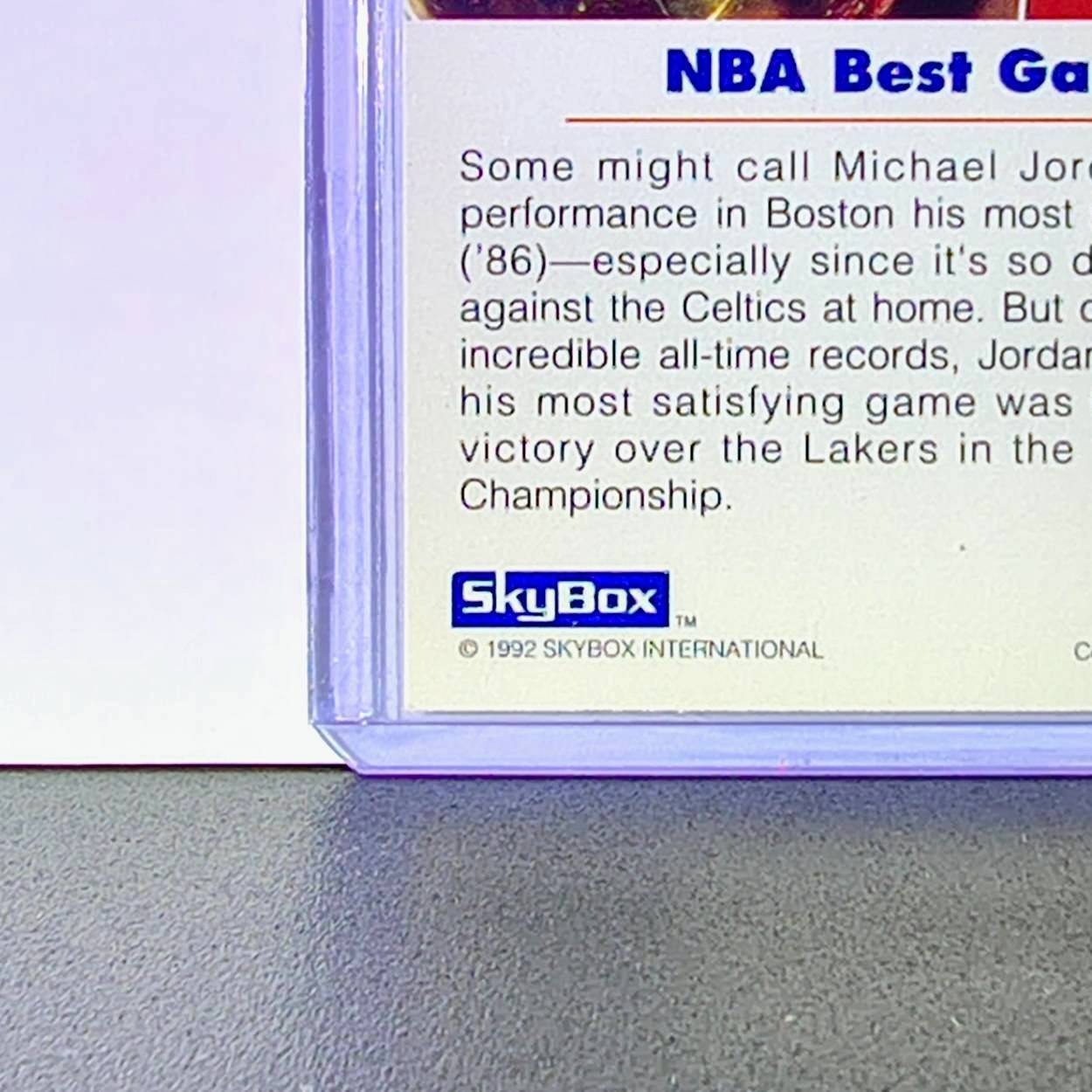 Michael Jordan 1992 SkyBox USA #40 Basketball Card Chicago Bulls