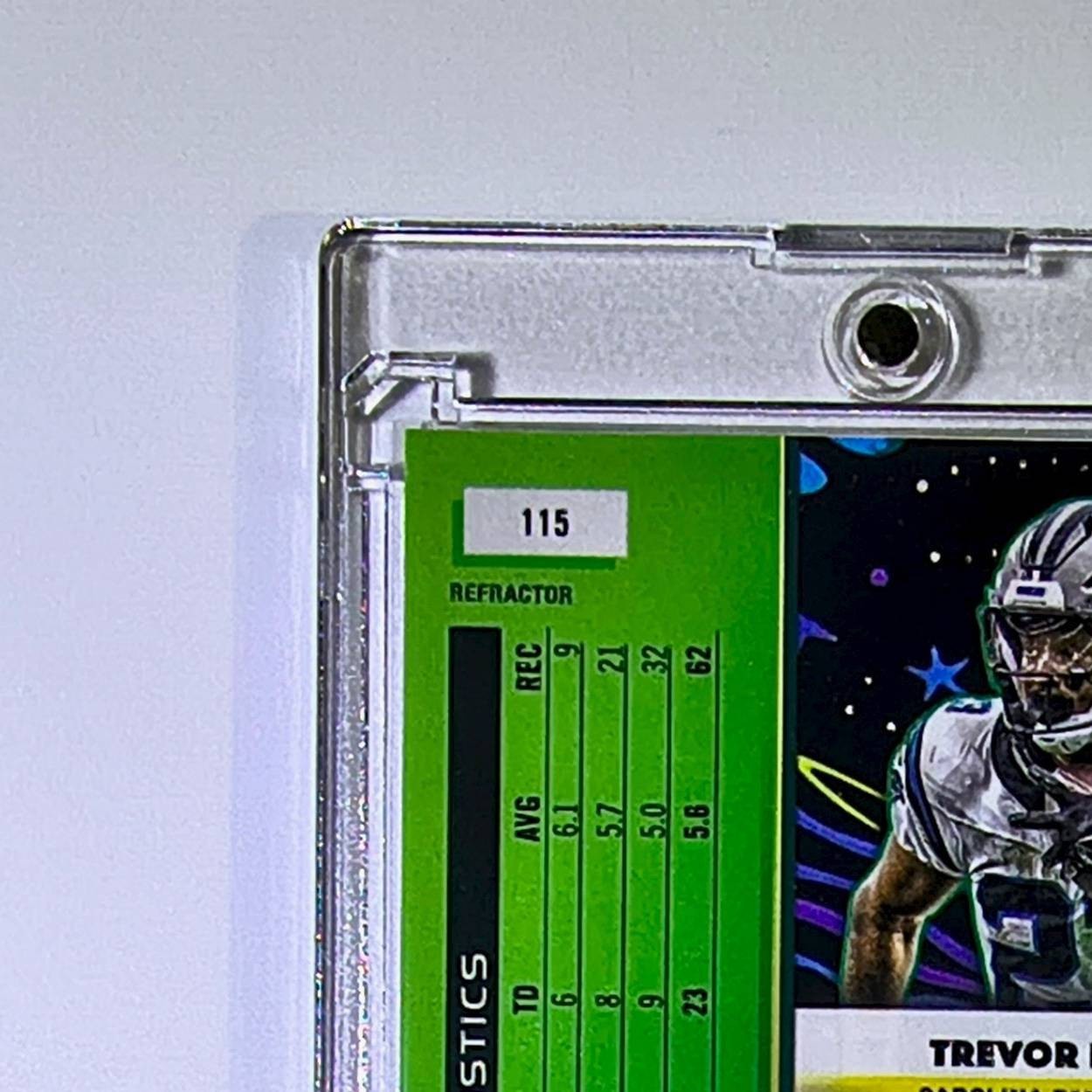 Trevor Etienne 2025 Topps Chrome Cosmic Refractor NFL #115 Carolina Panthers