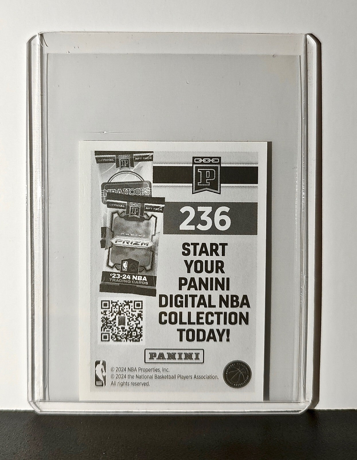 Logo 2024-25 Panini NBA #236 Sticker Card New York Knicks