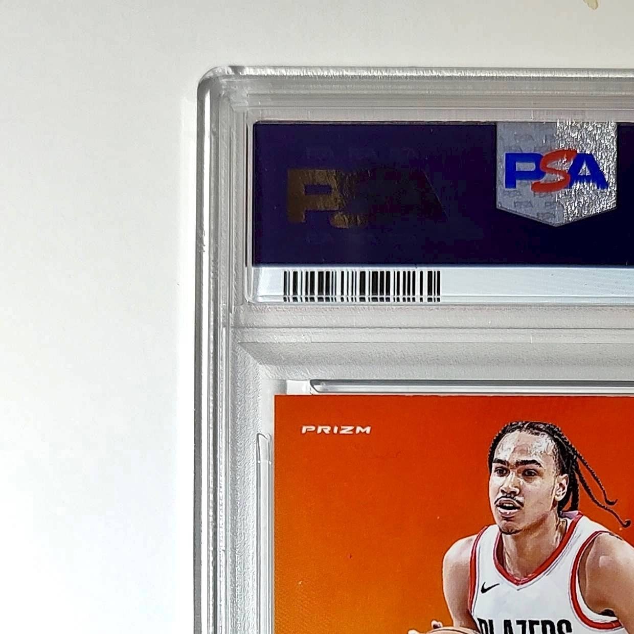 Dalano Banton 2023 NBA Hoops #HS-DN0 Hot Signatures Prizm Disco PSA 9 Auto 10