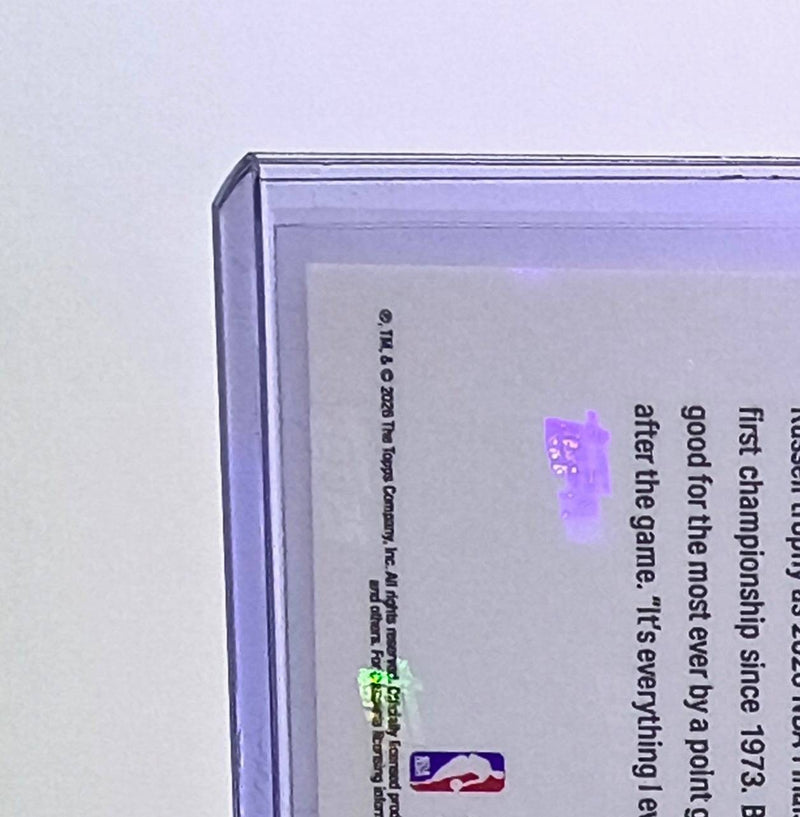 Jalen Brunson 2025-26 Topps Now #339 NBA Finals MVP New York Knicks