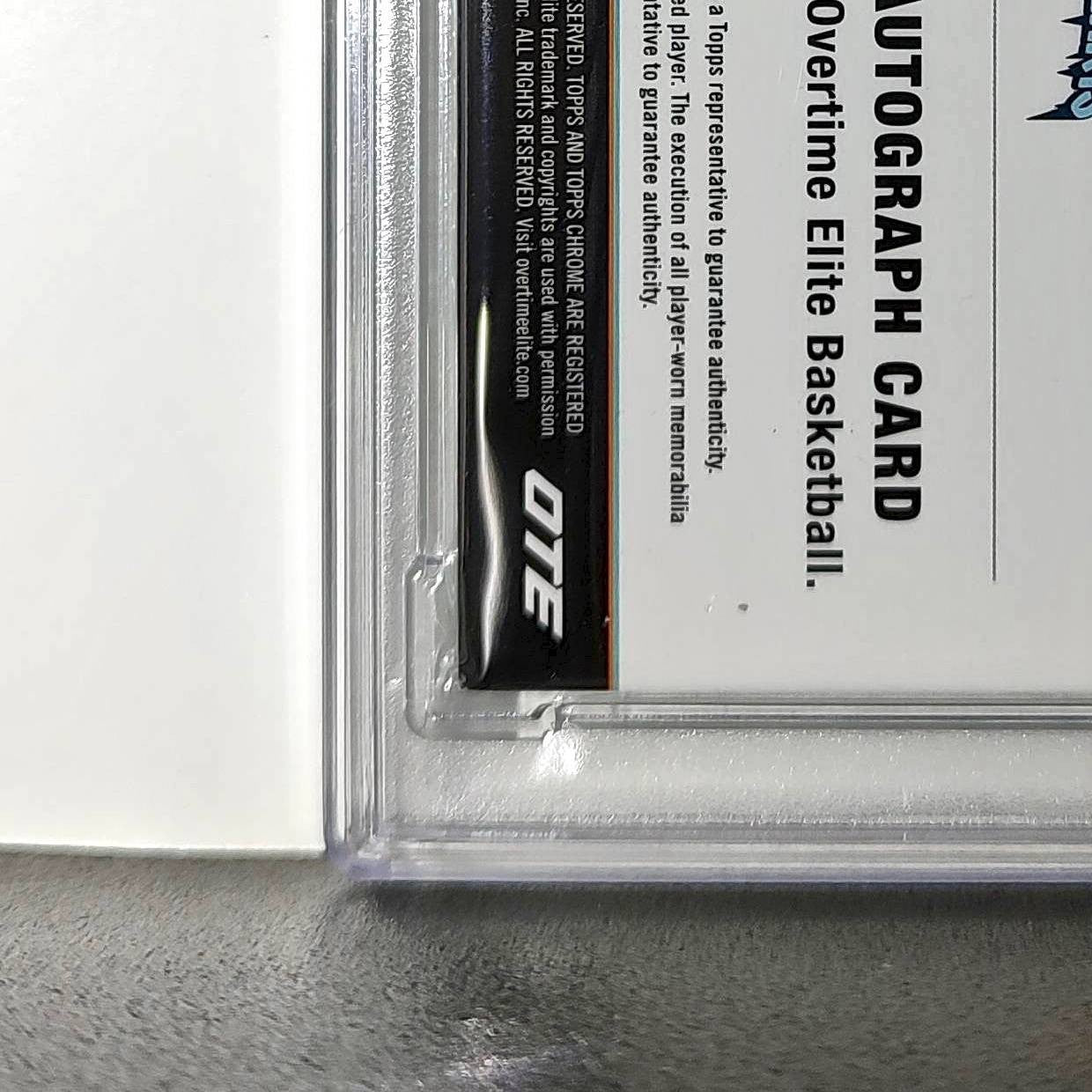 Kanon Catchings Rookie Jersey 2023 Topps Chrome OTE 26/99 PSA 8 Auto 10
