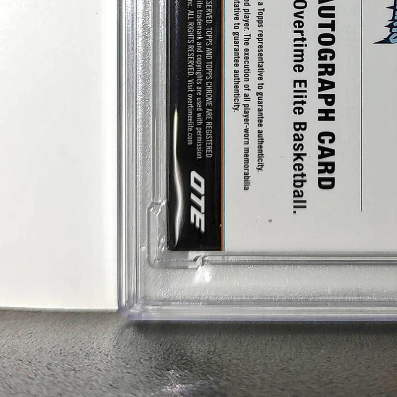 Kanon Catchings Rookie Jersey 2023 Topps Chrome OTE 26/99 PSA 8 Auto 10