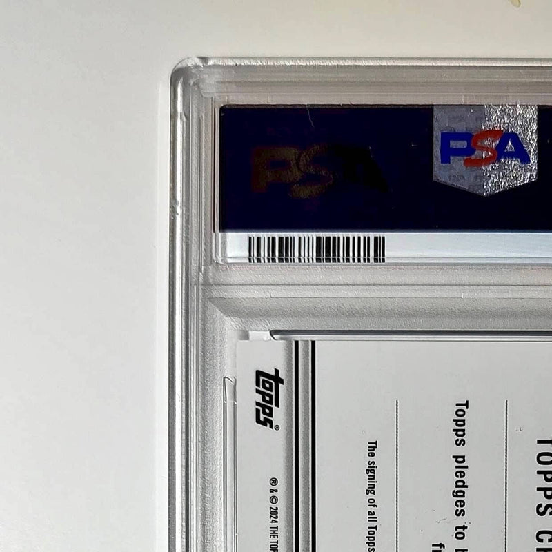 Mike Quick 2023 Topps Purple Speckle Refractor 168/199 PSA 10 Auto 10