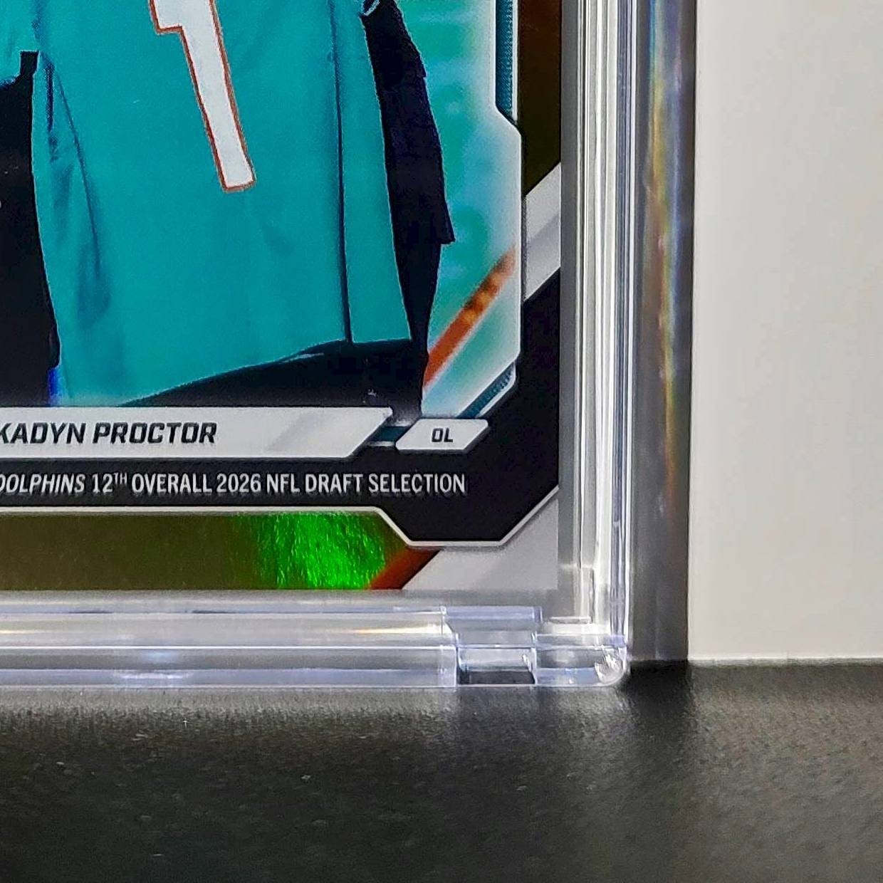 Kadyn Proctor Rookie 2026 Topps Now Draft Night #KPRO Gold Foil 14/25 Card