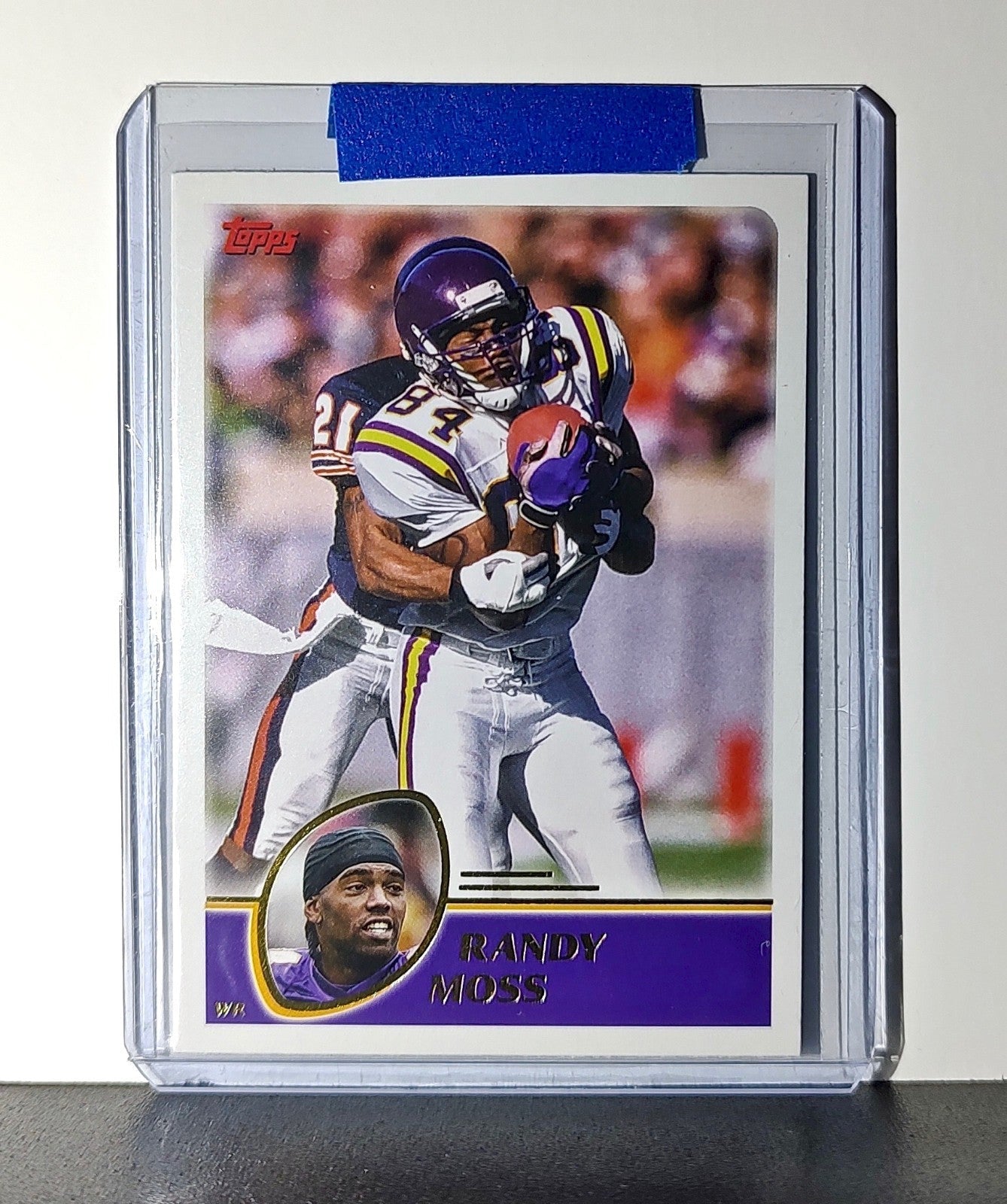 Randy Moss 2023 Topps NFL #428 Composite Football Card Minnesota Vikings