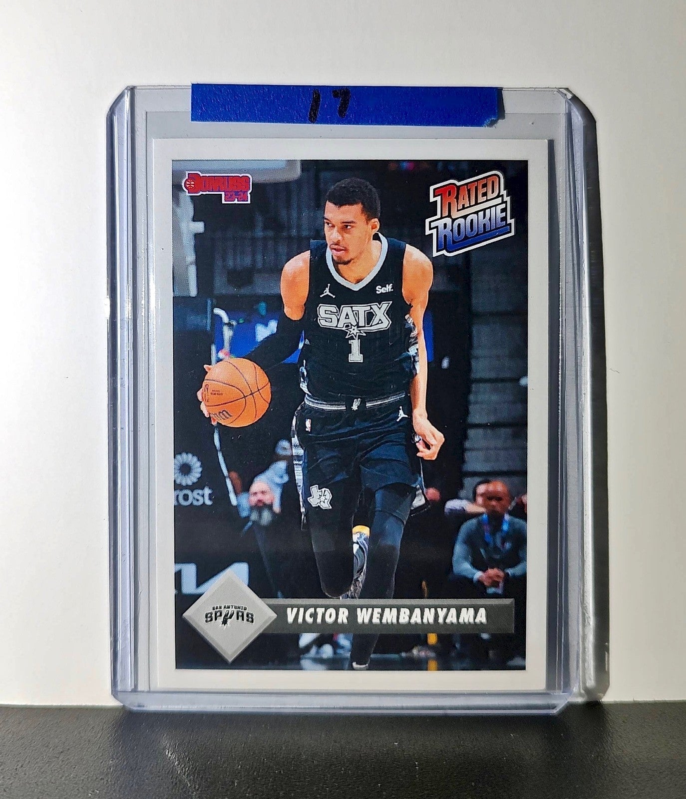 Victor Wembanyama Rookie 2023-24 Panini Donruss Rated Rookie #1 Basketball Card