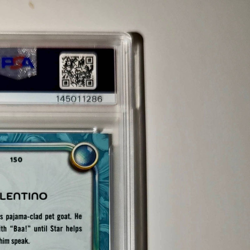 Valentino 2025 Topps Disney Wonder #150 Diamond Card Wish PSA 9