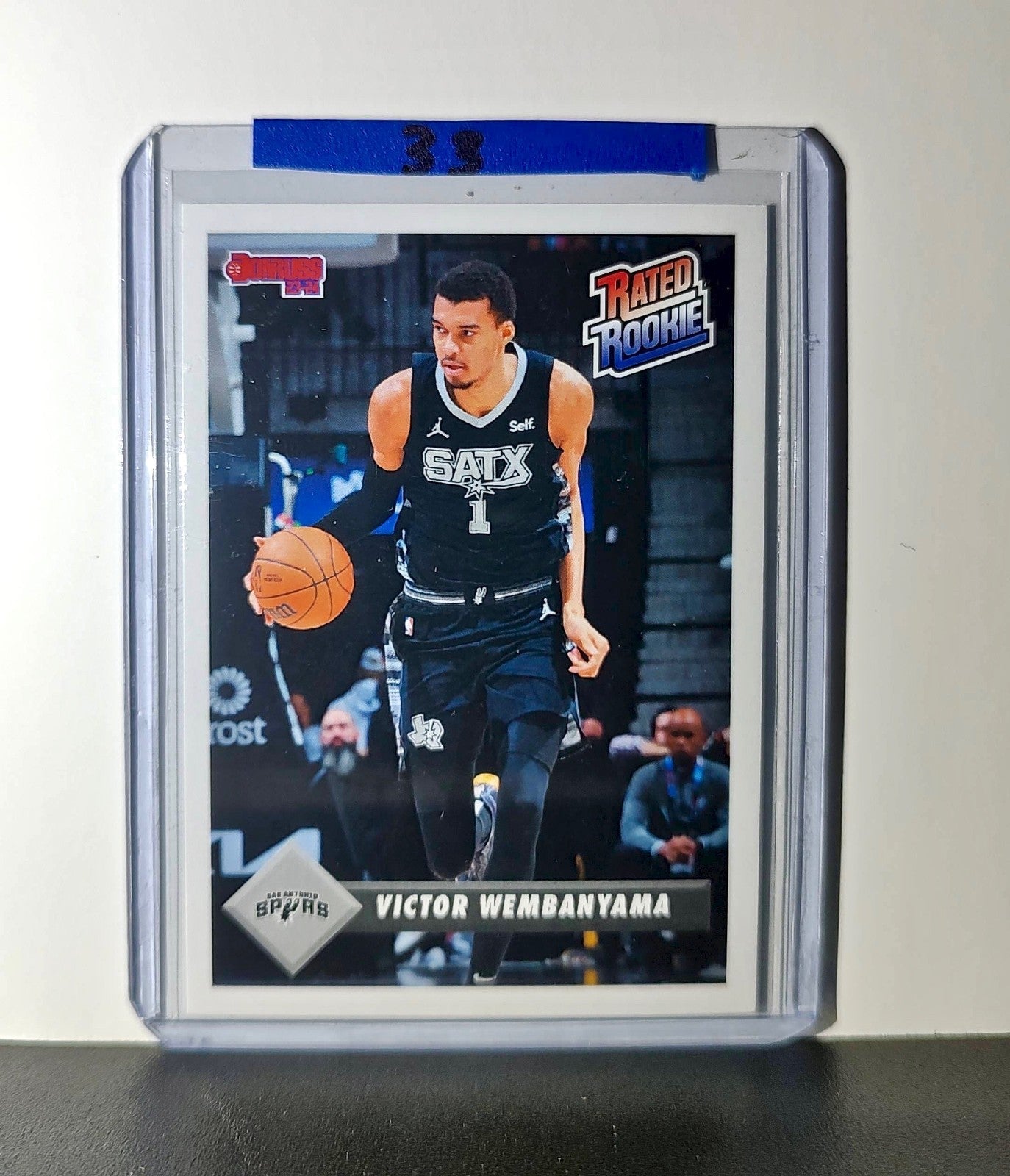 Victor Wembanyama Rookie 2023-24 Panini Donruss Rated Rookie #1 Basketball Card