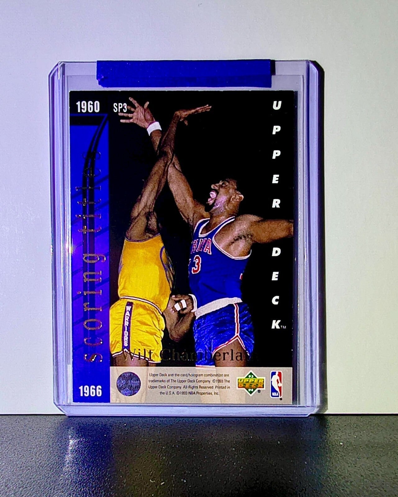 Michael Jordan Wilt Chamberlain 1993-94 Upper Deck Seven Straight #SP3 Card