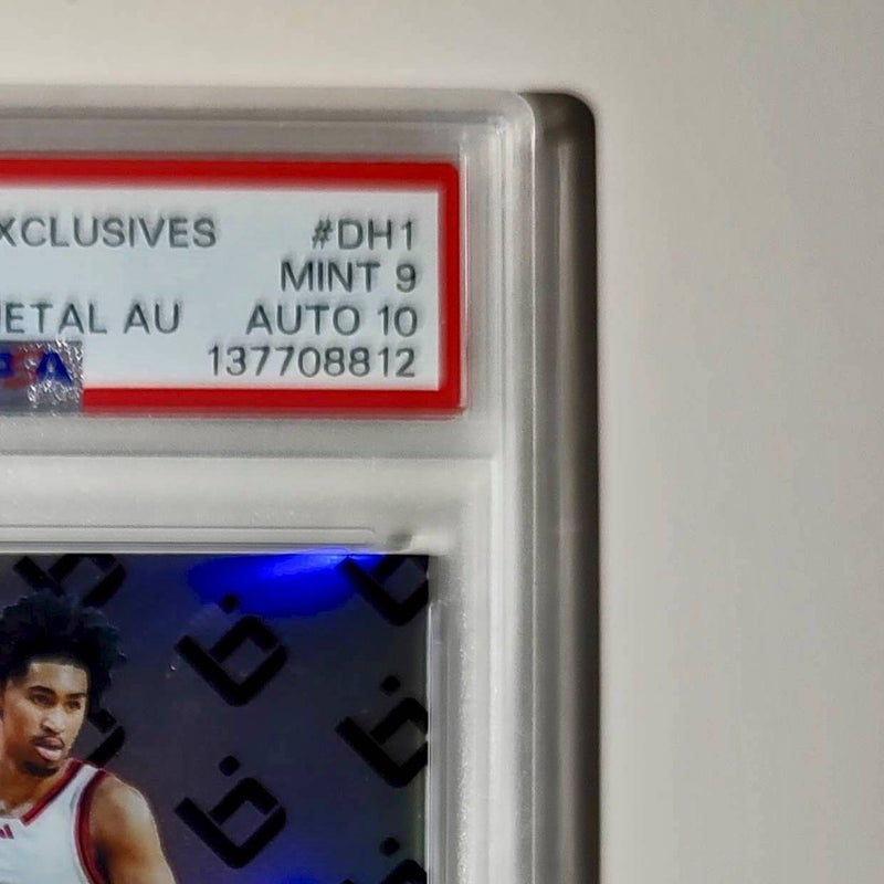 Dylan Harper 2025 Leaf Metal #BILA-DH1 Refractor PSA 9 Auto 10