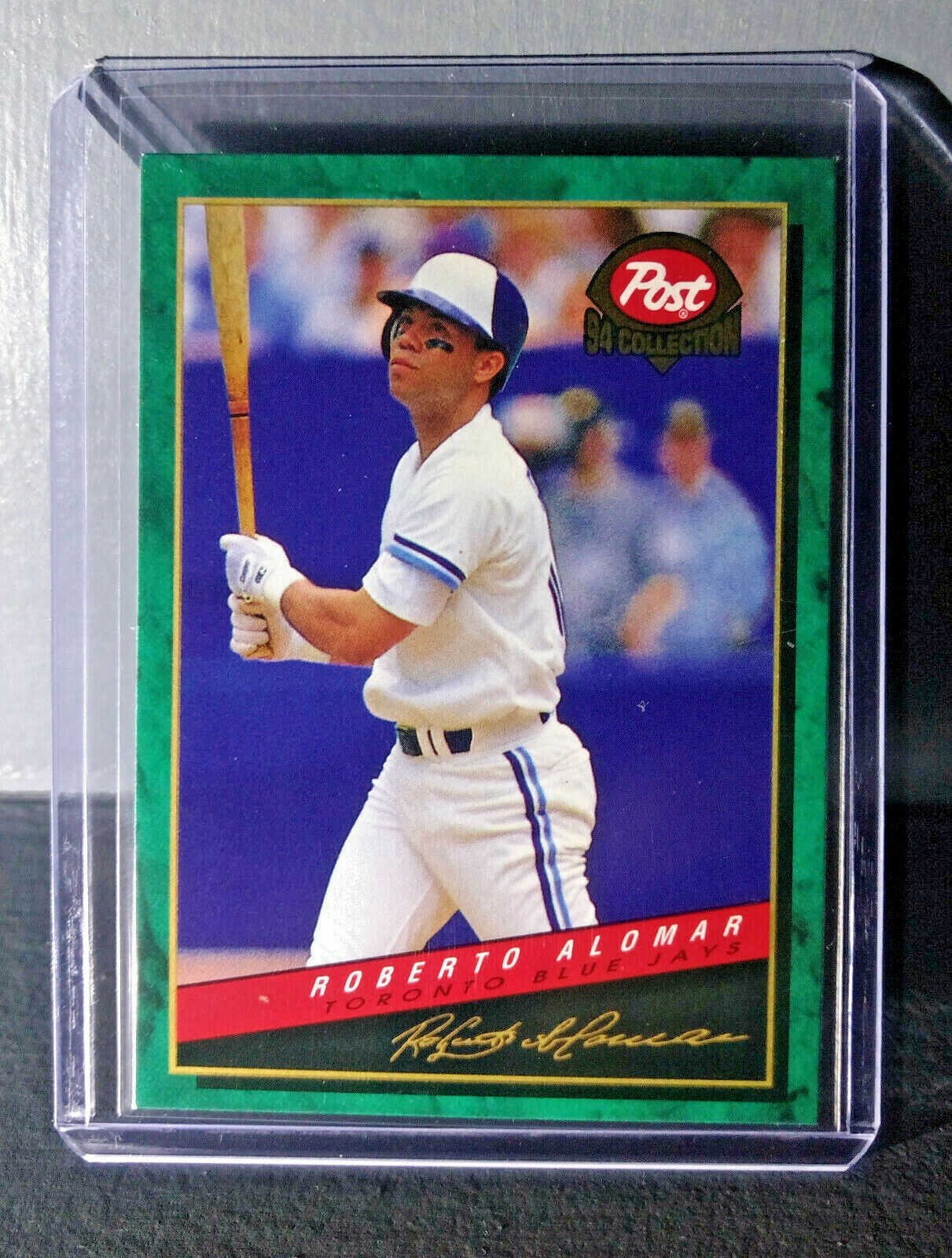 1994 Roberto Alomar Post Collection #18 Baseball Card Toronto Blue Jays