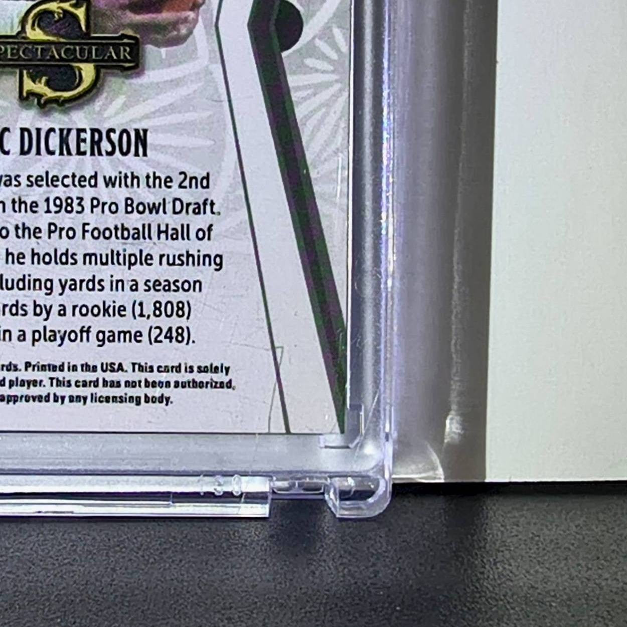 Eric Dickerson 2026 Leaf Spectacular NFL #34 Card Pro Bowl LA Rams SSP 5/6