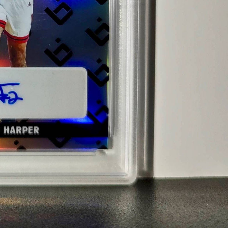 Dylan Harper 2025 Leaf Metal #BILA-DH1 Refractor PSA 8 Auto 10