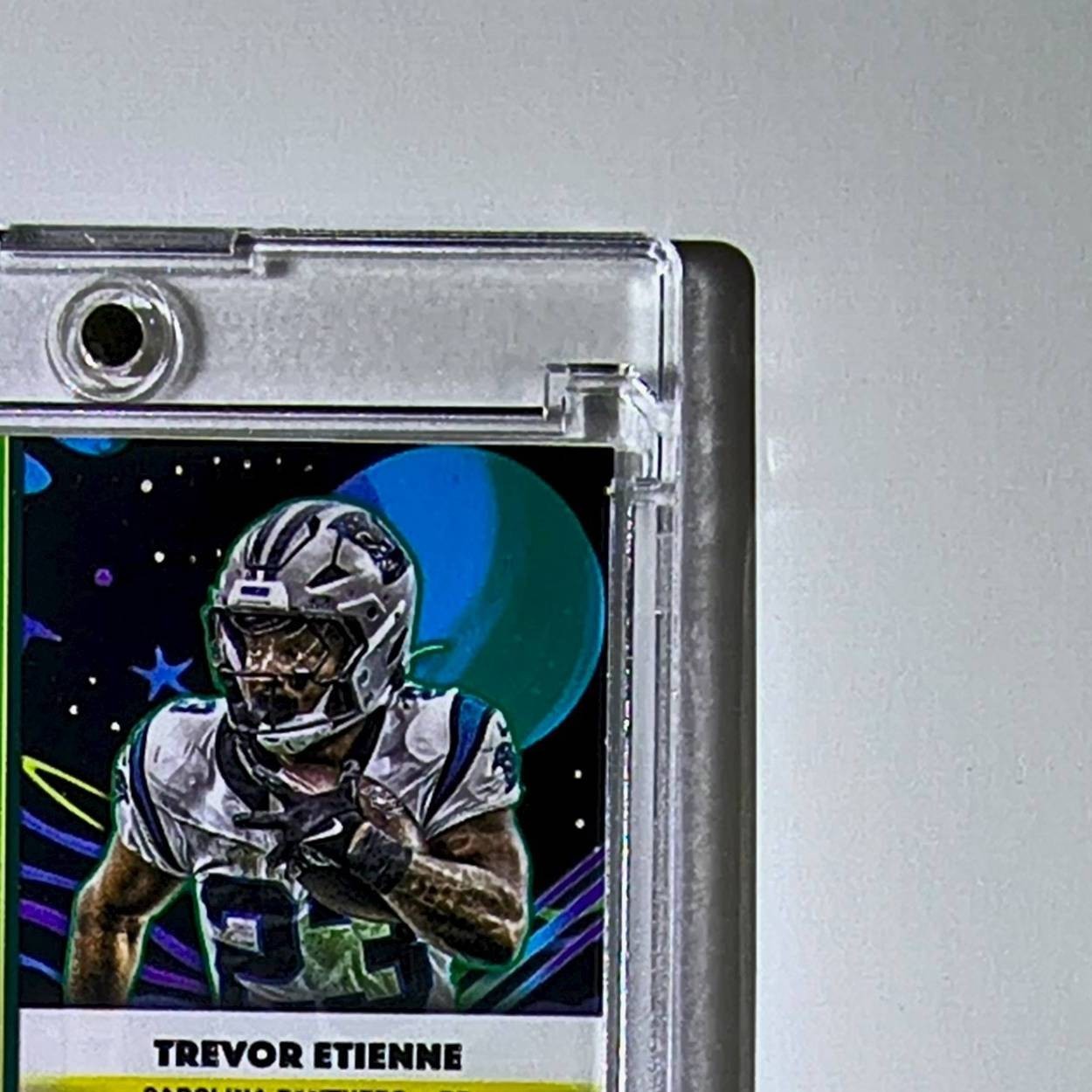 Trevor Etienne 2025 Topps Chrome Cosmic Refractor NFL #115 Carolina Panthers