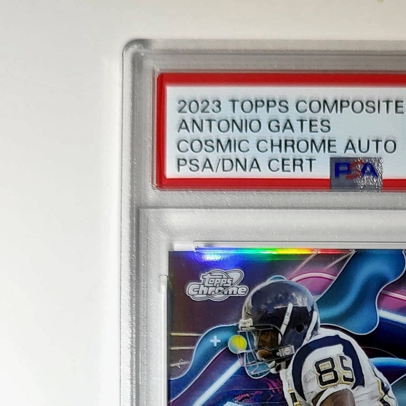 Antonio Gates 2023 Topps Chrome Cosmic #CCA-AG Refractor PSA 10 Auto 10