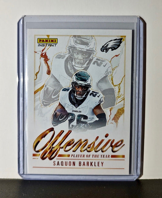 Saquon Barkley 2024 Panini NFL AP Offensive Player of the Year Eagles 1 of 2341