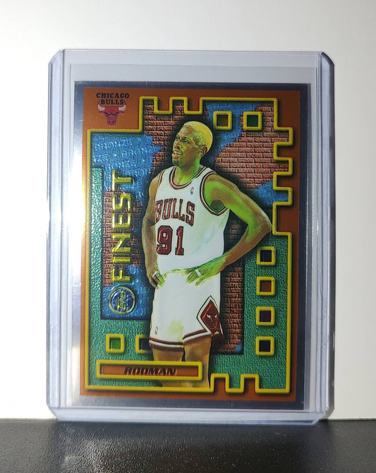 Dennis Rodman 1995-96 Topps Finest NBA #M24 Mysterly Bulls