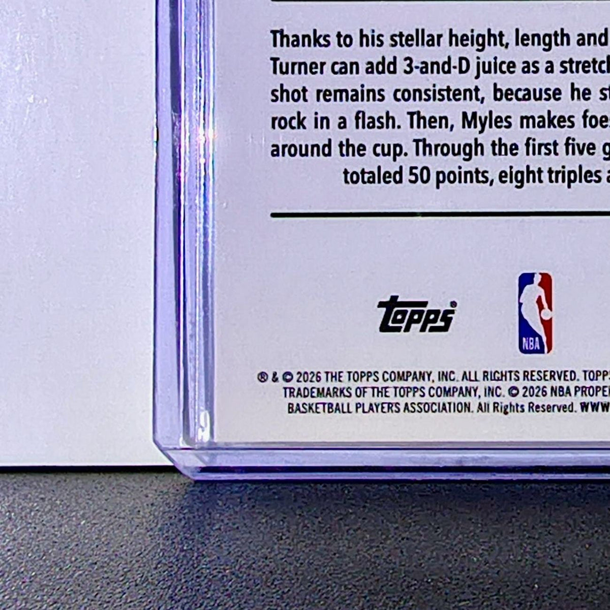 Myles Turner 2025-26 NBA Topps Chrome Update #70 Basketball Card Milwaukee Bucks