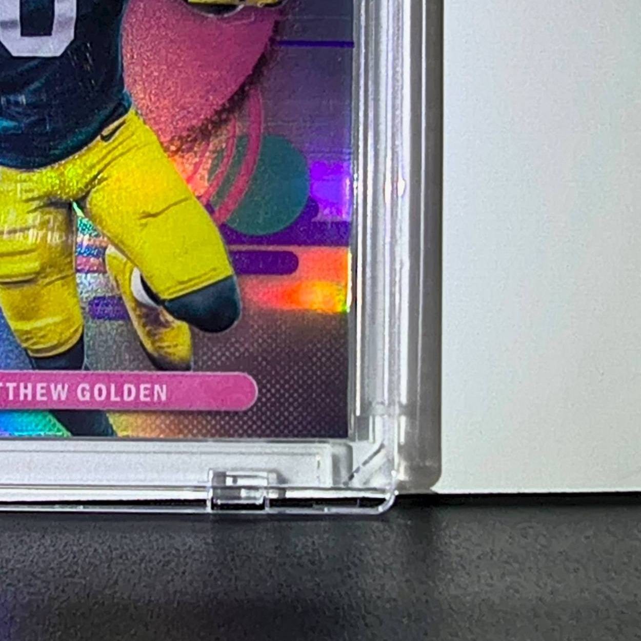 Matthew Golden Rookie 2025 Topps Finest NFL #117 Refractor Green Bay Packers