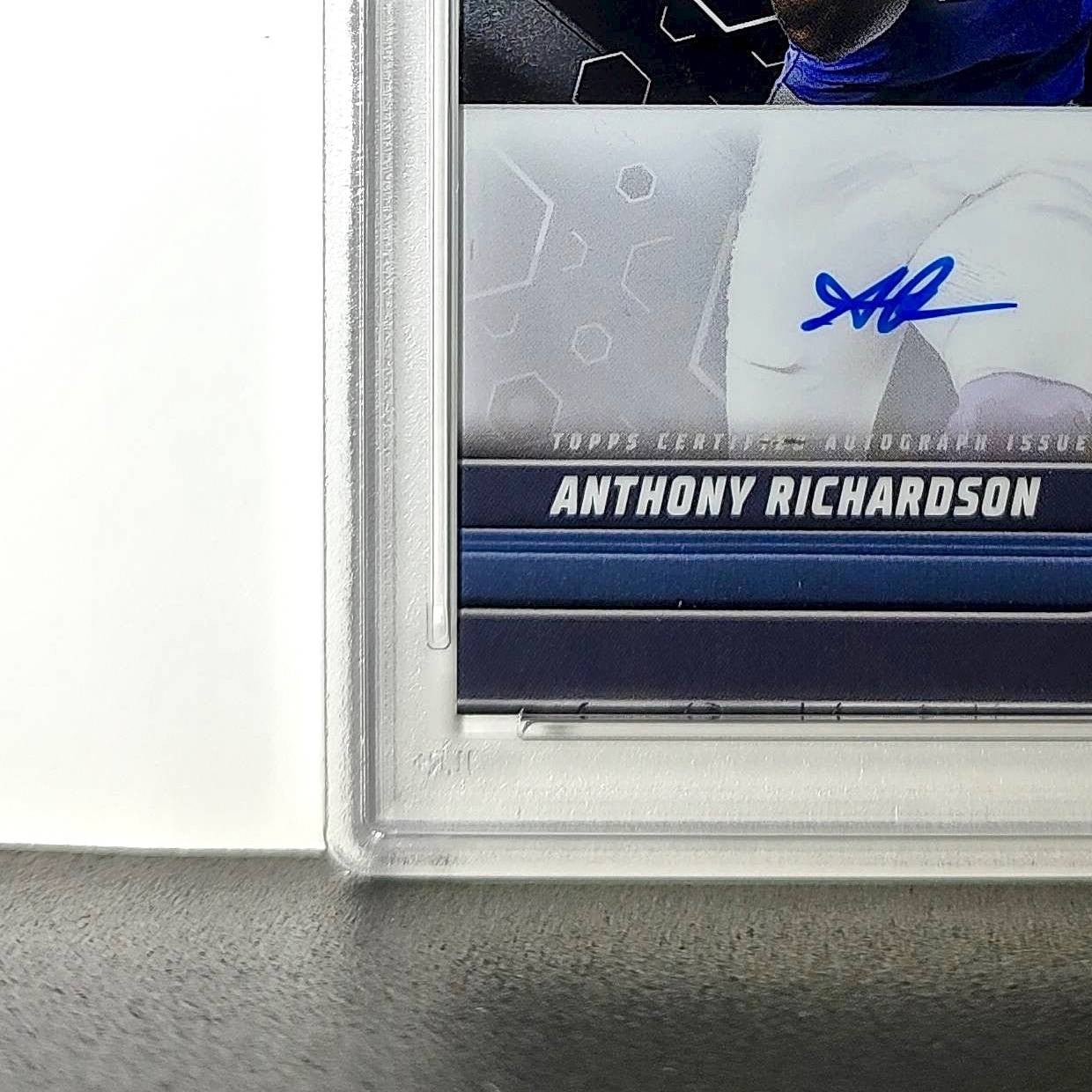 Anthony Richardson 2023 Topps Chrome Black #TCBA-AR PSA 10 Auto 10