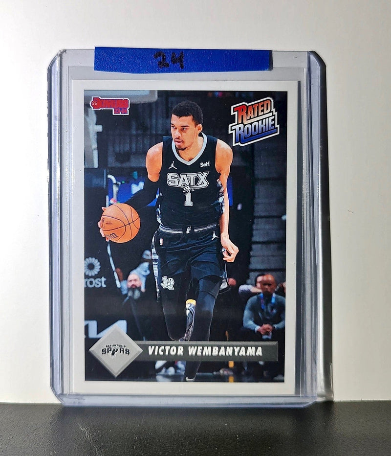 Victor Wembanyama Rookie 2023-24 Panini Donruss Rated Rookie #1 Basketball Card
