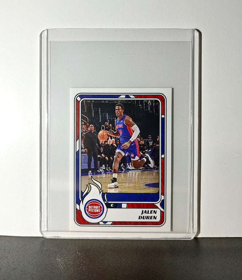 Jalen Duren 2024-25 Panini NBA #180 Sticker Card Detroit Pistons