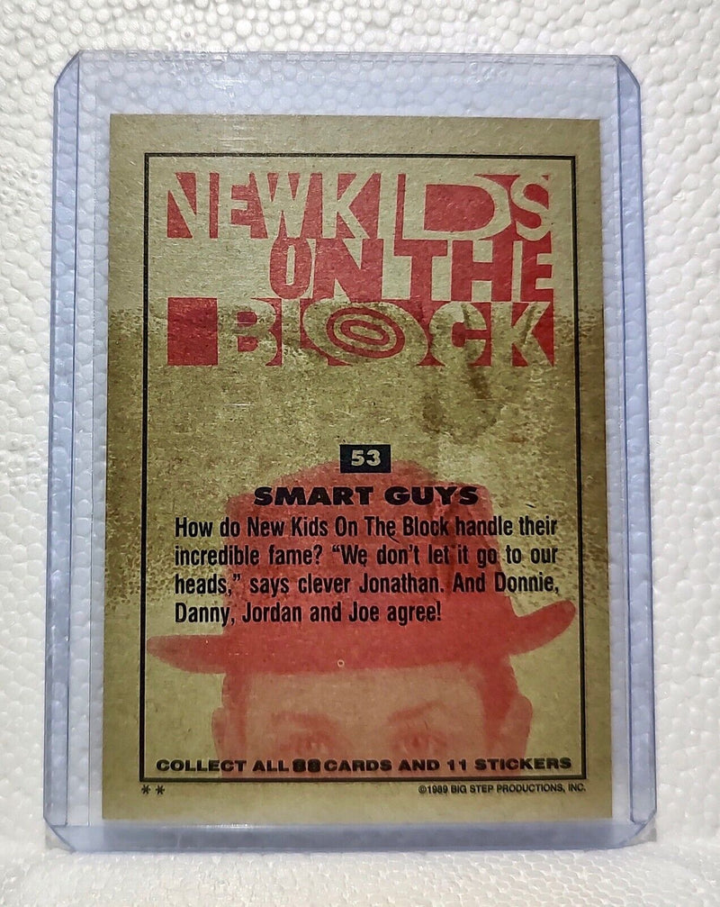 Smart Guys 1989 New Kids on the Block #53 Trading Card