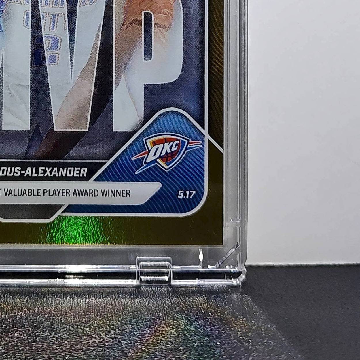 Shai Gilgeous-Alexander 2025-26 Topps MVPA Most Valuable Player 18/50 Gold Card