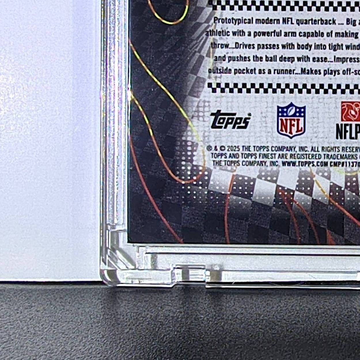 Drake Maye Rookie 2025 Topps Finest NFL #T-25 Torchers Card New England Patriots
