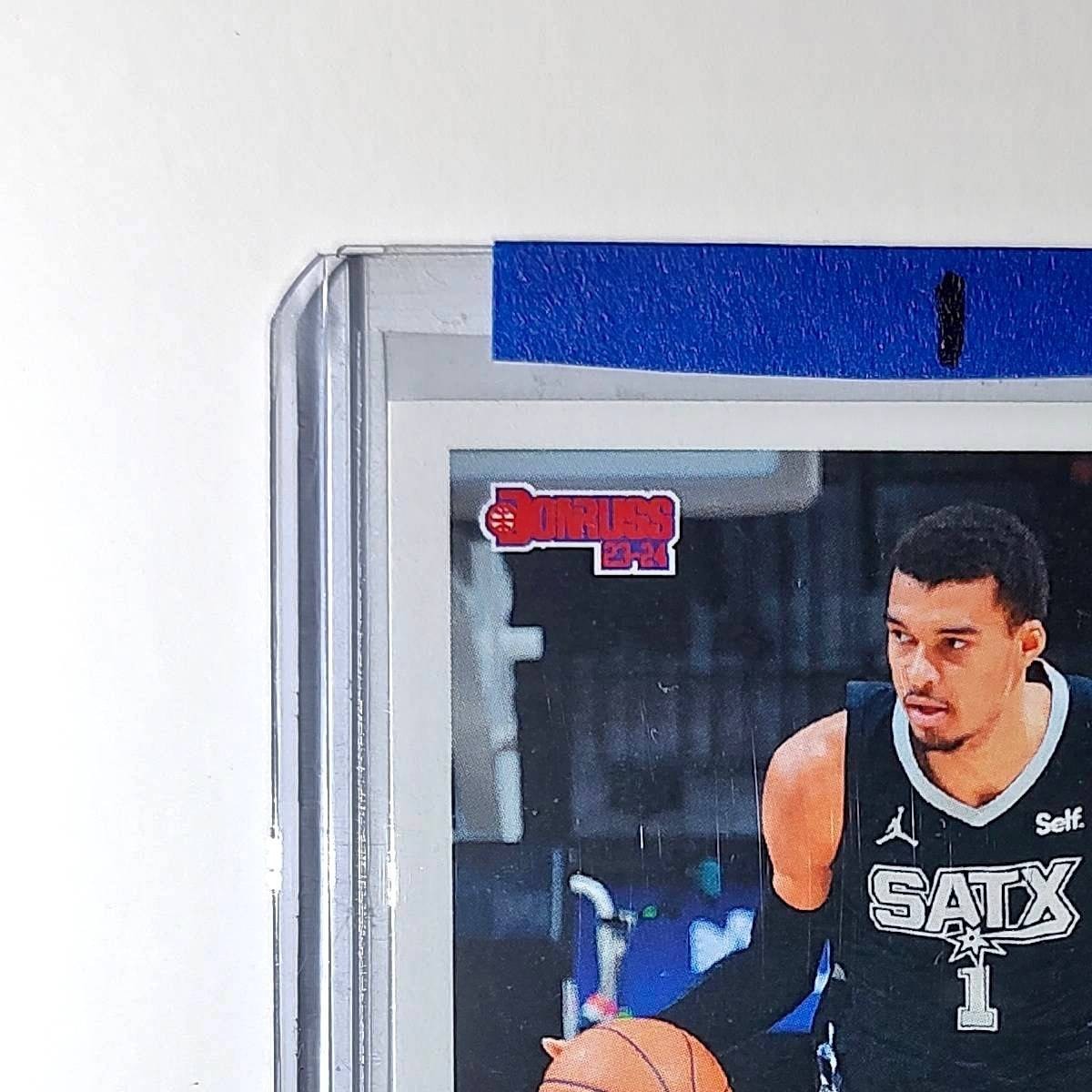 Victor Wembanyama Rookie 2023-24 Panini Donruss Rated Rookie #1 Basketball Card