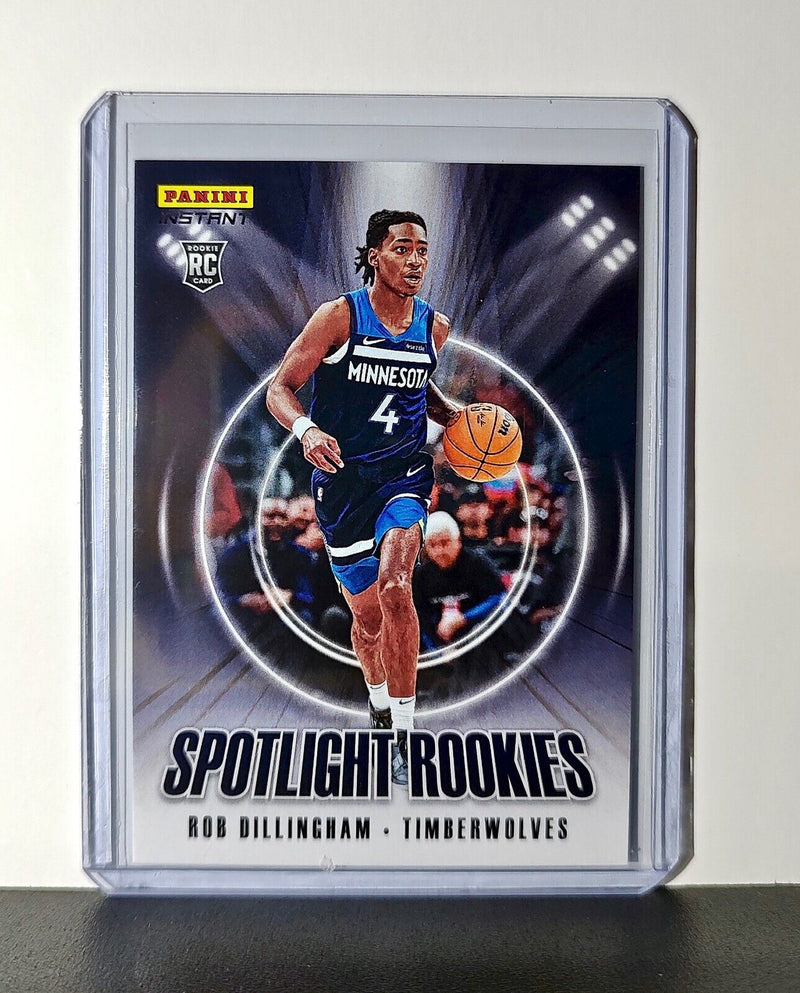 Rob Dillingham Rookie 2024-25 Panini Spotlight Rookies NBA #8 Wolves 1 of 170