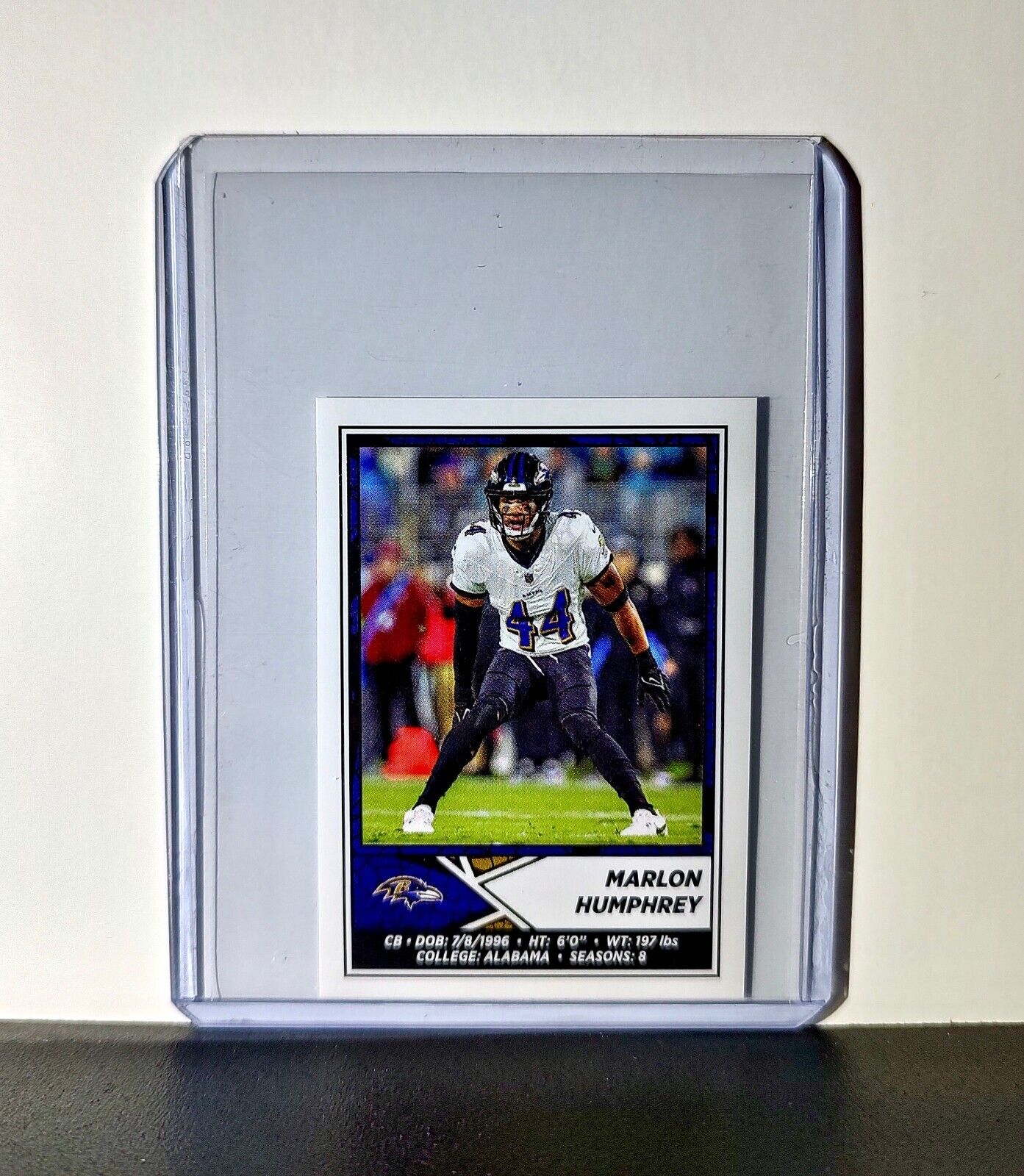 Marlon Humphrey 2024 Panini NFL Sticker #115 Baltimore Ravens