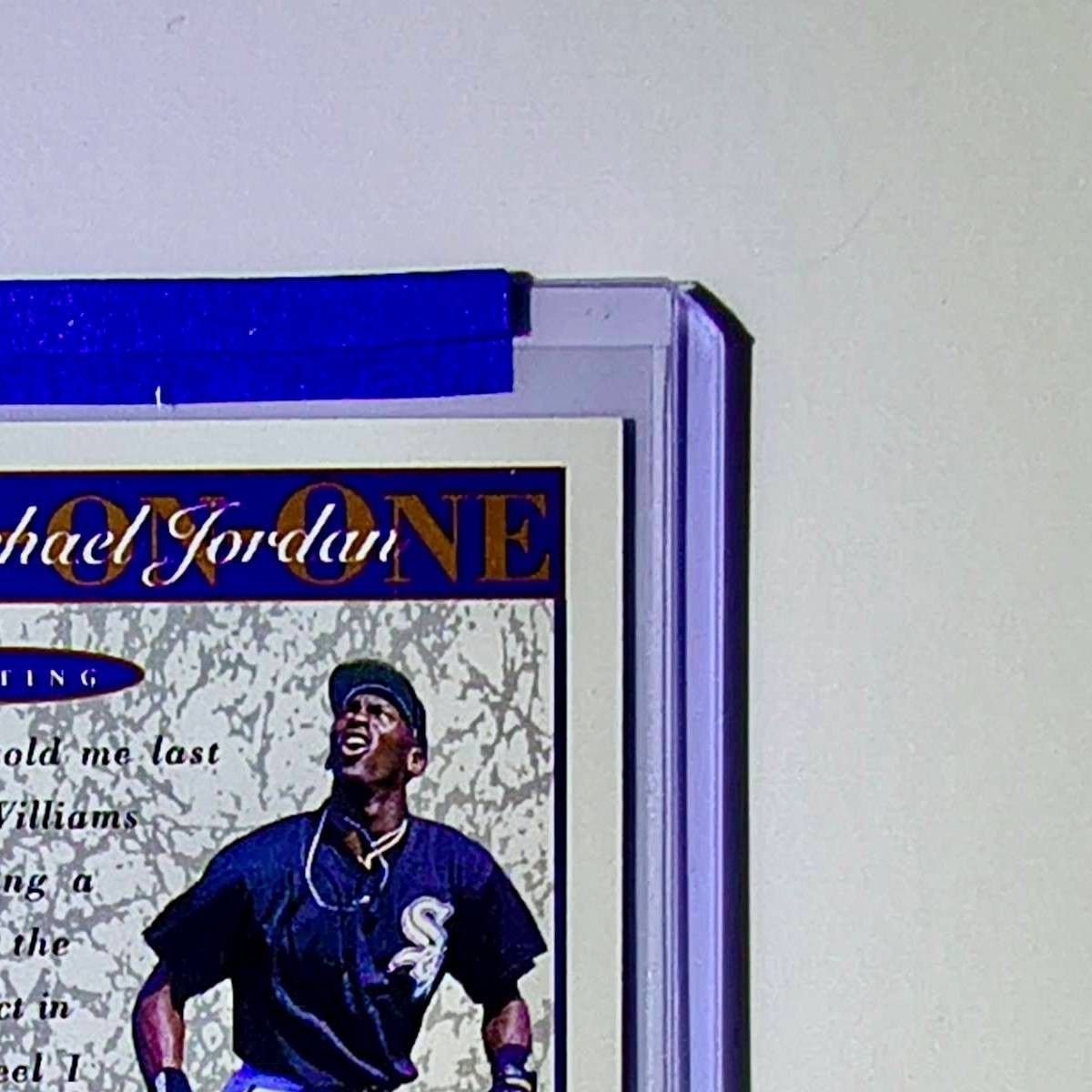 Michael Jordan 1995 Upper Deck Minors One on One #3 Baseball Card Barons