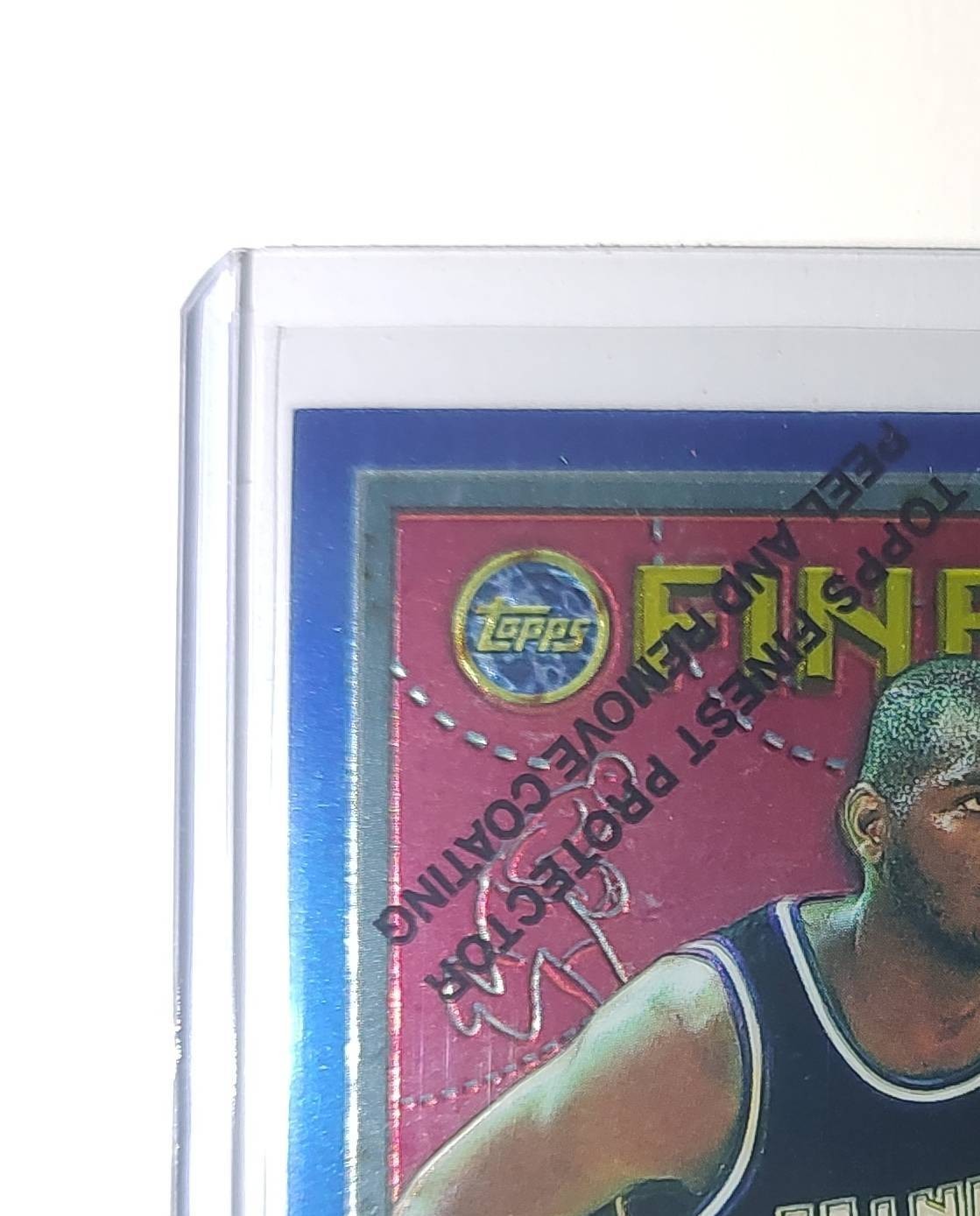Michael Smith 1995-96 Topps Finest NBA #191 Card Sacramento Kings