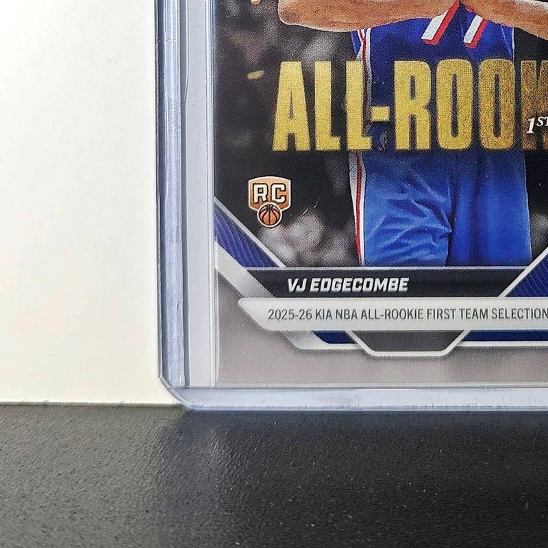 VJ Edgecombe Rookie 2025-26 Topps Now NBA All-Rookie 1st Team Philadelphia 76ers