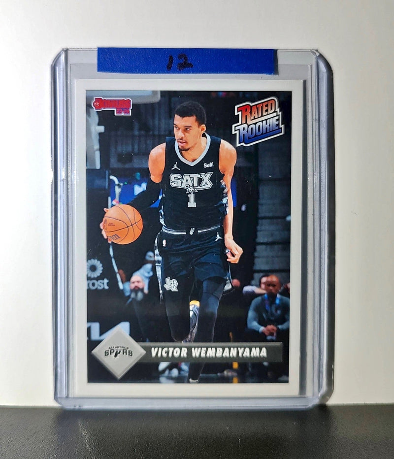 Victor Wembanyama Rookie 2023-24 Panini Donruss Rated Rookie #1 Basketball Card