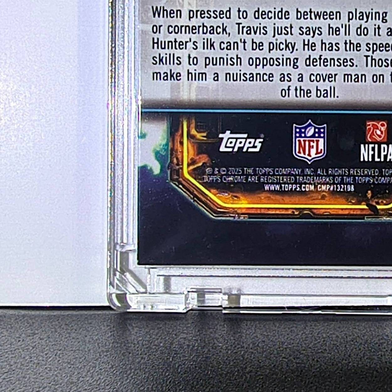 Travis Hunter Rookie 2025 Topps Chrome Cosmic Extraterrestrial NFL #ET-6 Jaguars