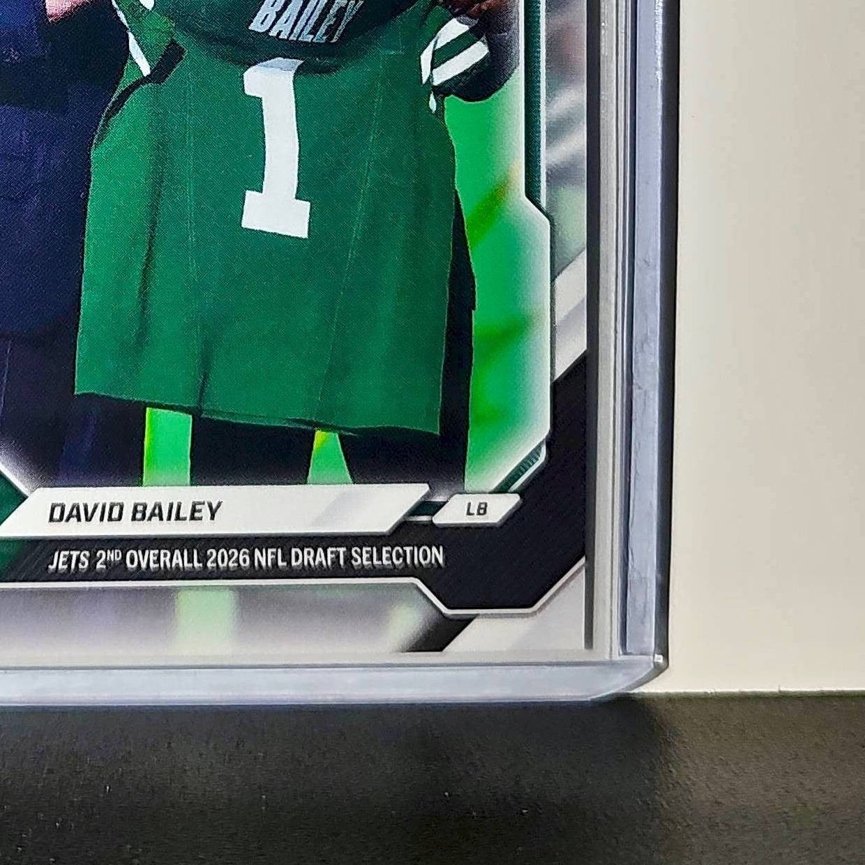David Bailey Rookie 2026 Topps Now Draft Night #DBAL Card New York Jets