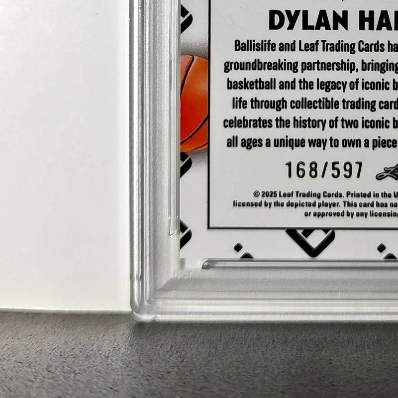 Dylan Harper 2025 Leaf Metal #BILA-DH1 Refractor PSA 8 Auto 10