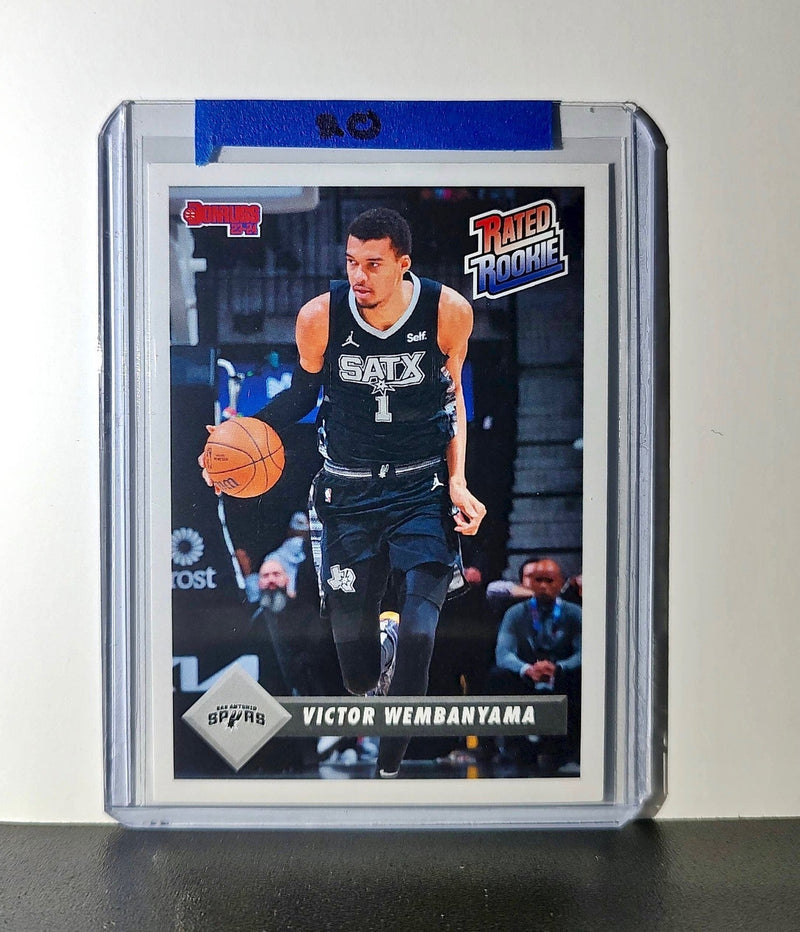 Victor Wembanyama Rookie 2023-24 Panini Donruss Rated Rookie #1 Basketball Card