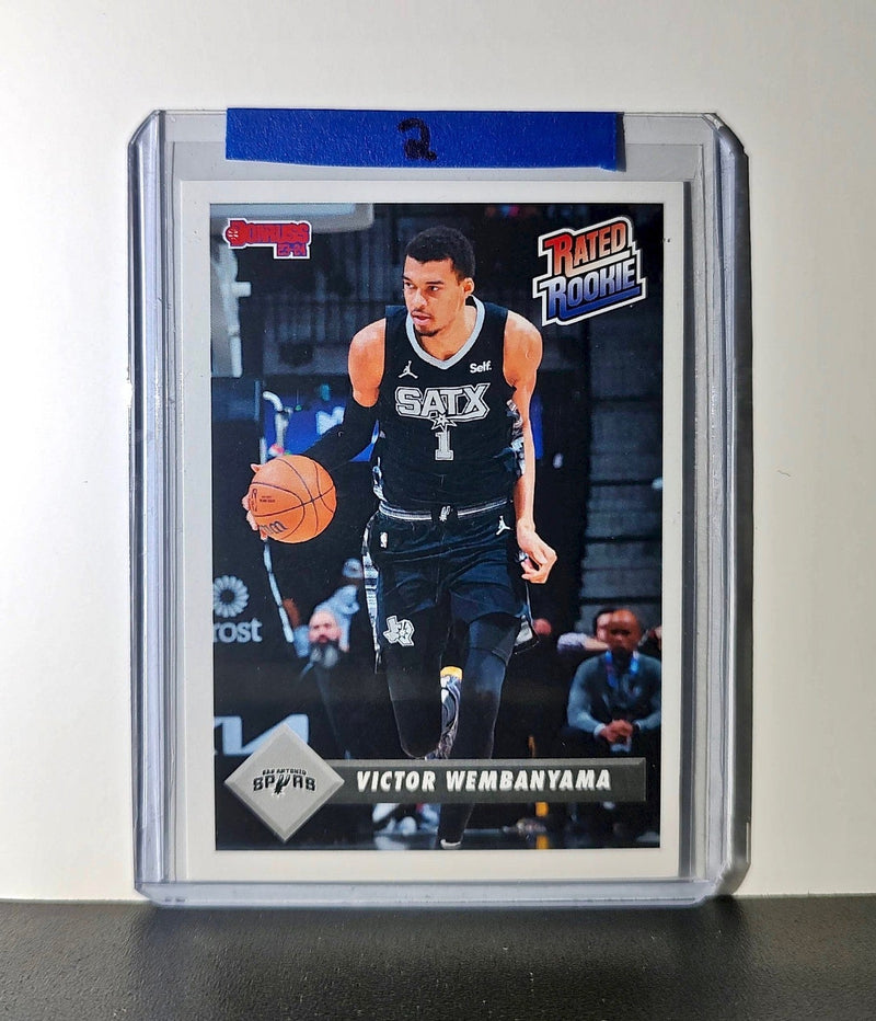 Victor Wembanyama Rookie 2023-24 Panini Donruss Rated Rookie #1 Basketball Card