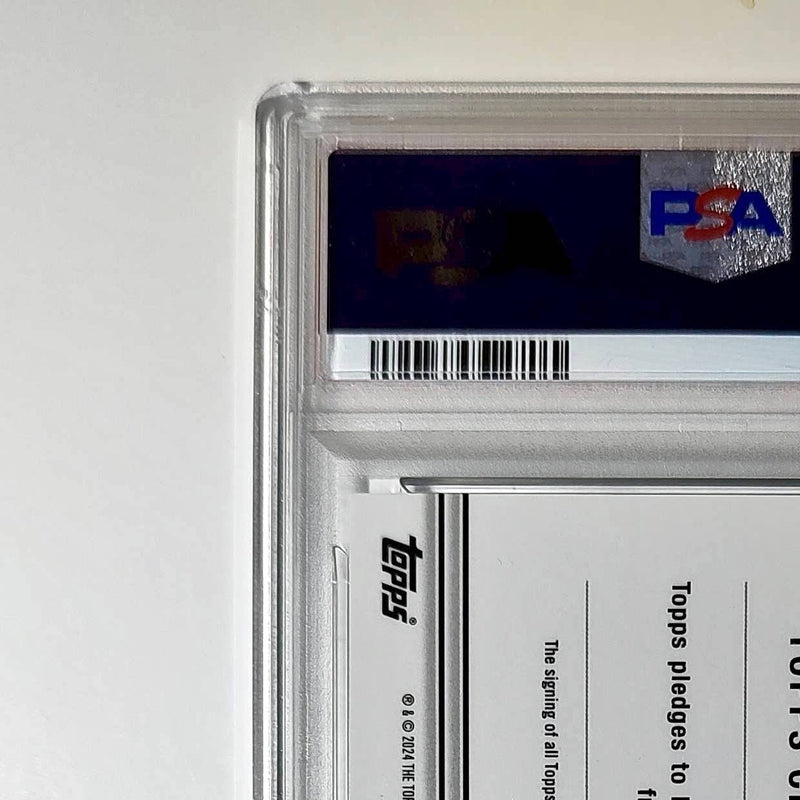 Everson Walls 2023 Topps Chrome #TCA-EW PSA 10 Auto 10