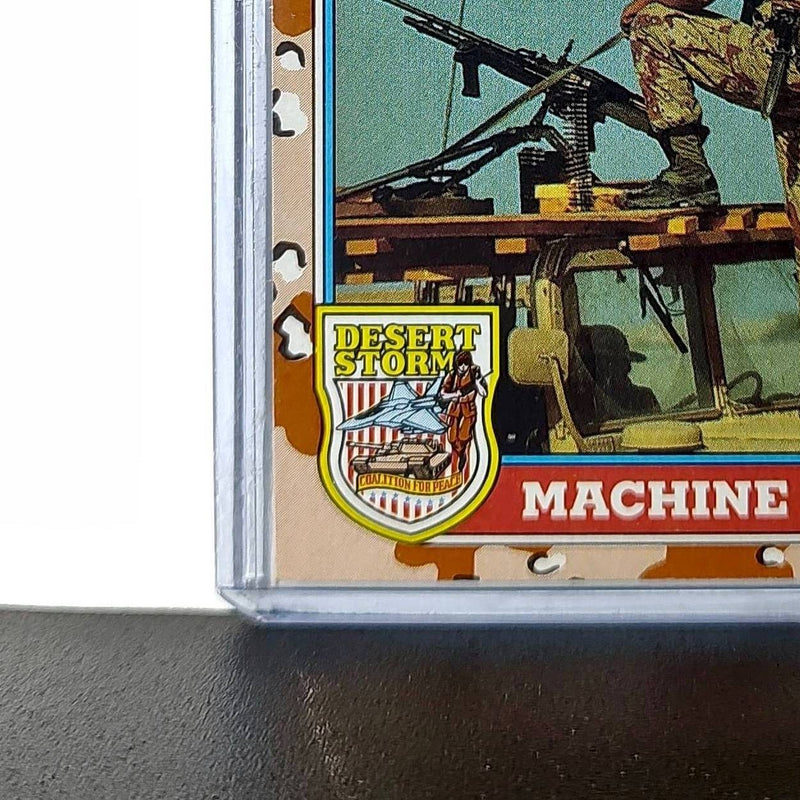 Machine Gun 1991 Topps Desert Storm #95 Card