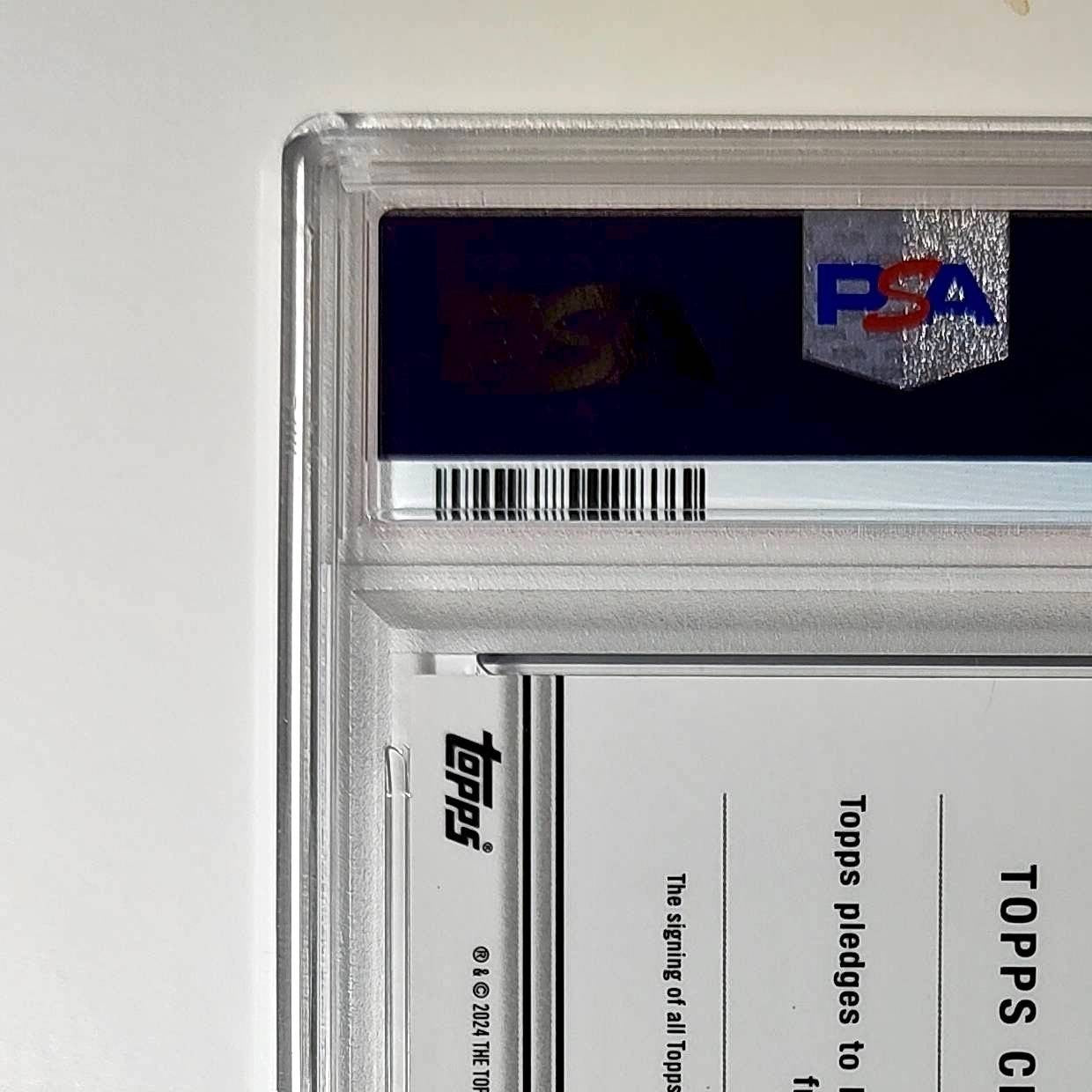 Irving Fryar 2023 Topps Chrome Purple Speckle Refractor 18/199 PSA 10 Auto 9
