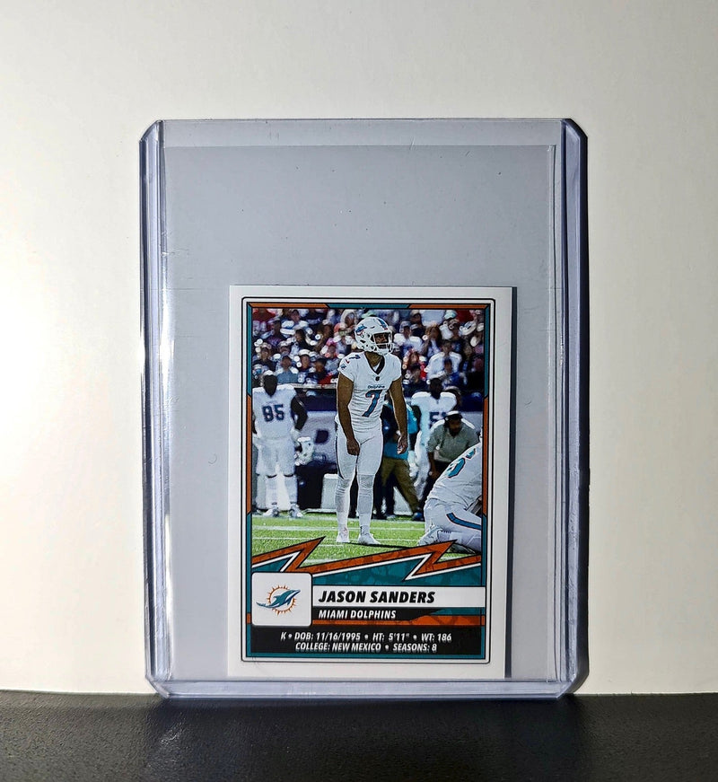 Jason Sanders 2025 Panini NFL #68 Sticker Miami Dolphins