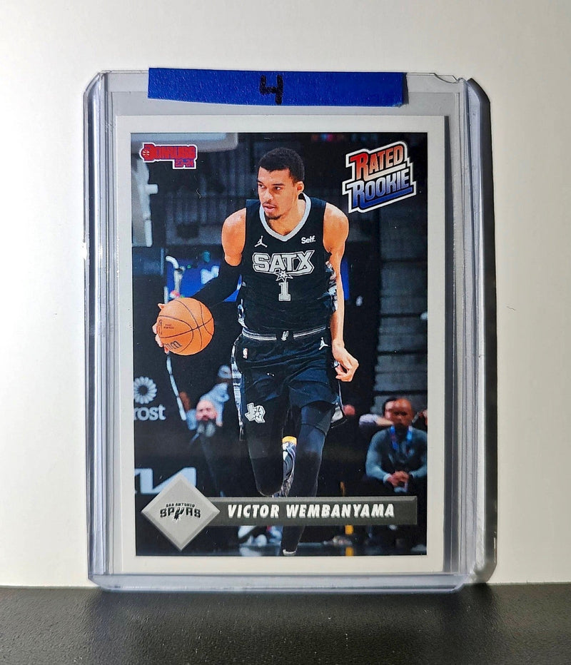 Victor Wembanyama Rookie 2023-24 Panini Donruss Rated Rookie #1 Basketball Card