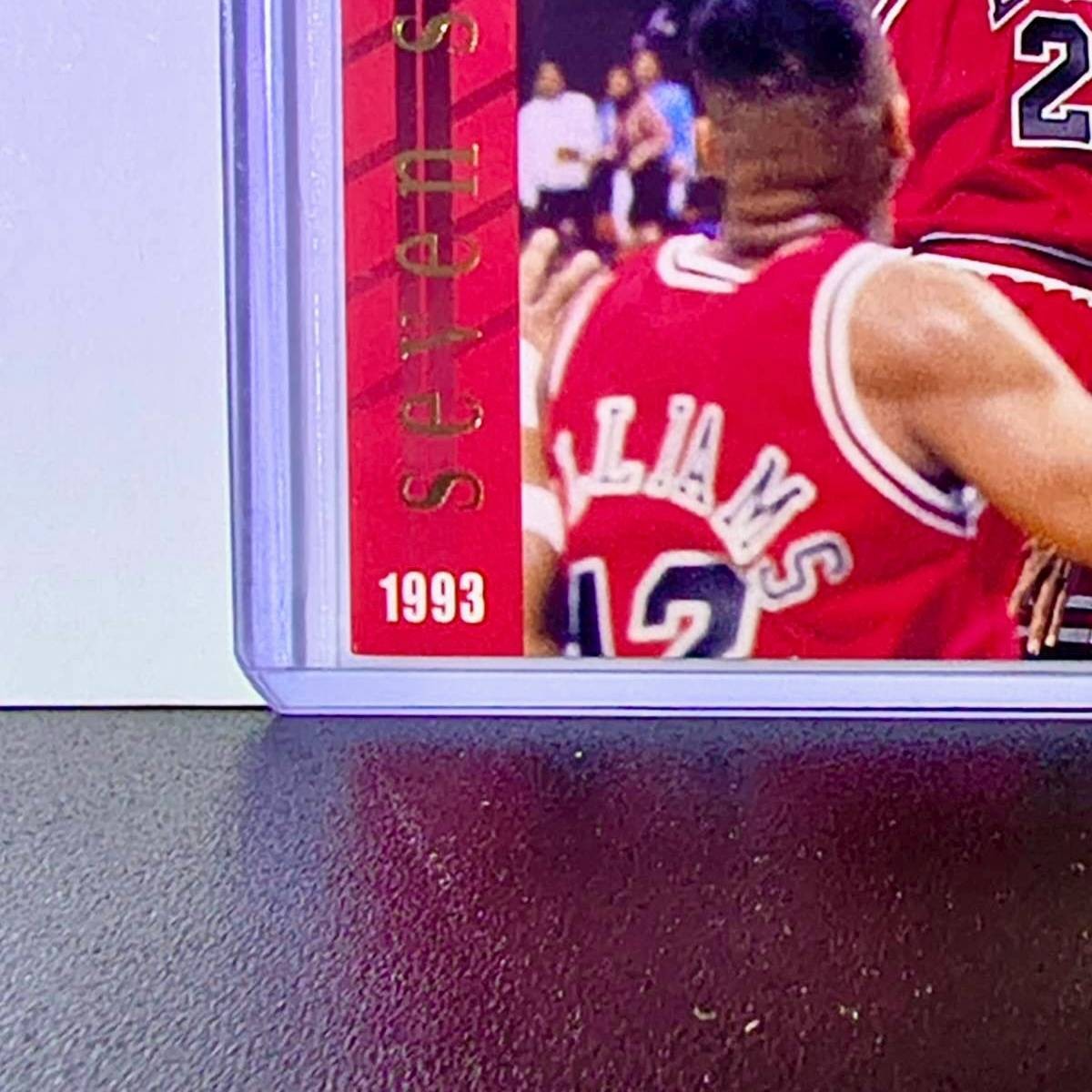 Michael Jordan Wilt Chamberlain 1993-94 Upper Deck Seven Straight SP3 Card Bulls