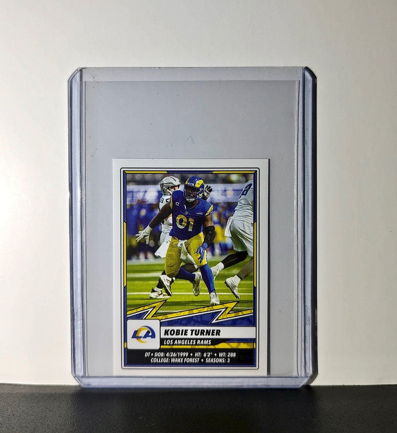 Kobie Turner 2025 Panini NFL #511 Sticker Los Angeles Rams